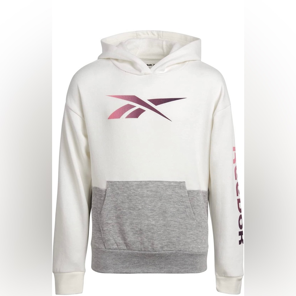 Reebok NWT Girls Fashion Hoodie Sweatshirt Fleece